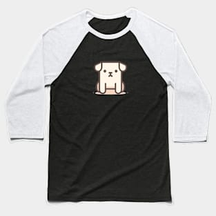 Cute dog minimal pastel Baseball T-Shirt